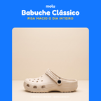 Babuche Molu Clássico Estilo Crocs | Clog Plataforma EVA | 11 Cores