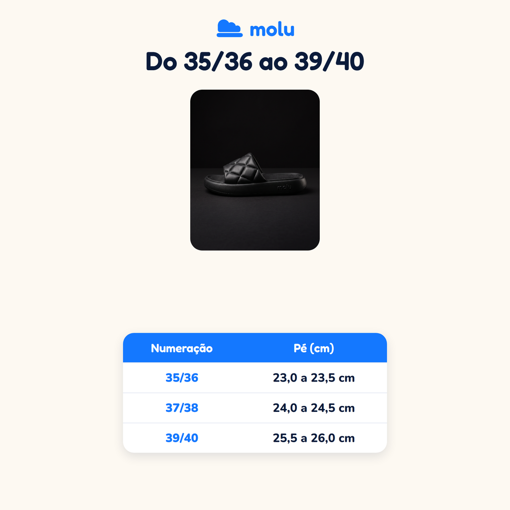 Chinelo Slide Molu Luxo | Plataforma Nuvem Matelassê EVA | 5 Cores